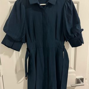 a Loves a | button up dress | navy | XS
